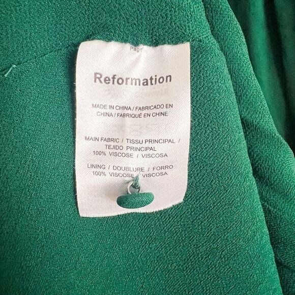 Reformation Breanna Midi Dress Size 0 - Picture 9 of 9